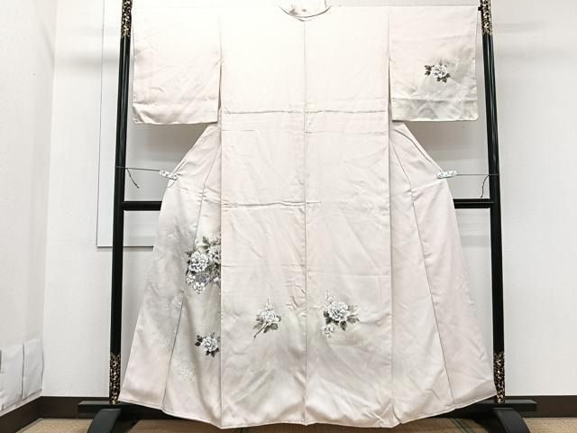 平和屋着物○訪問着 人物風景文 透かし織 金彩 正絹 逸品 AAAT5090ck