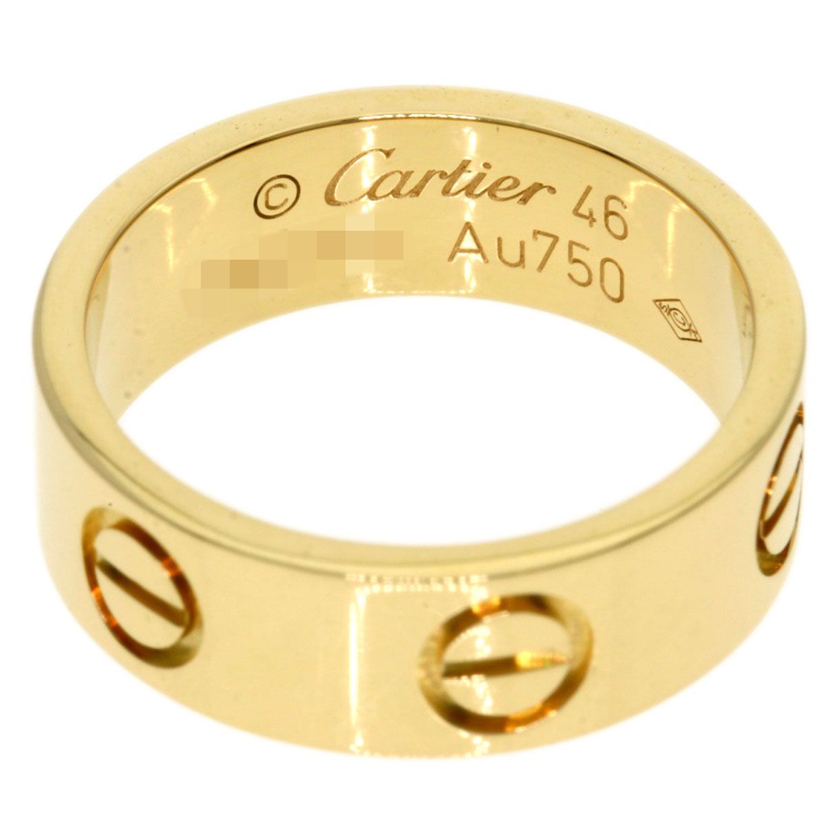 CARTIER カルティエ ラブリング #46 リング・指輪 K18YG