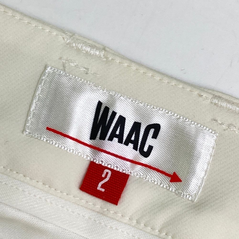 WAAC スカート サイズ2 サイズ：2 WAAC ワック インナー付 ストレッチスカート ホワイト