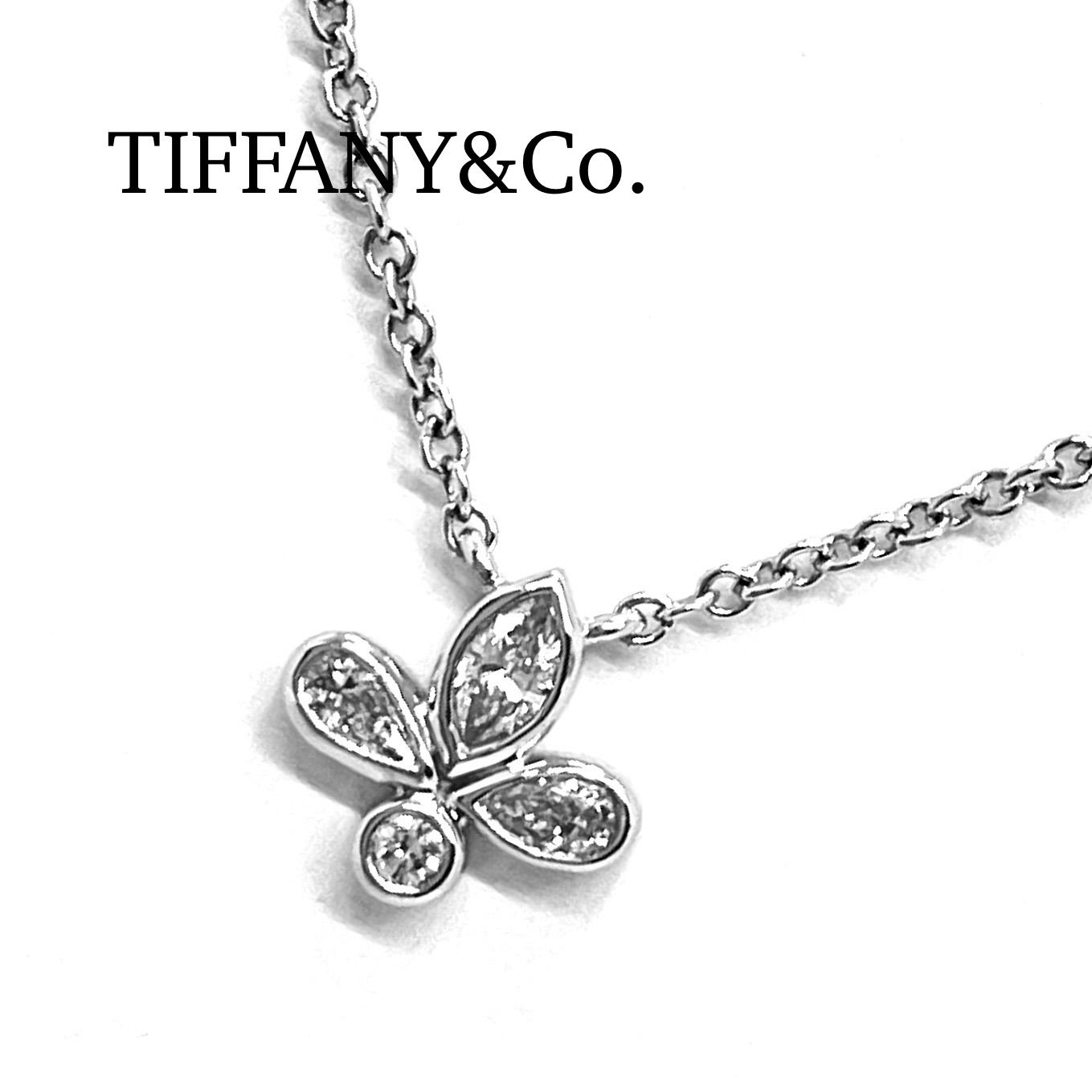 TIFFANY&Co. / ティファニー フルールドリス ダイヤネックレス Pt950