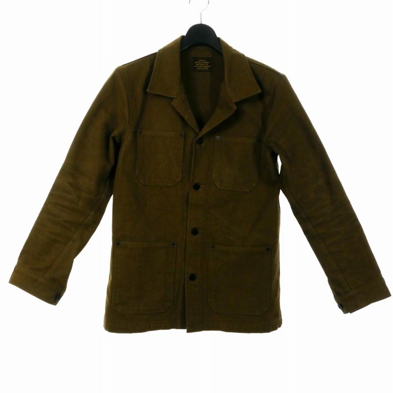 希少 HUGO BOSS ミリタリー ワーク カバーオールジャケット 緑 カーキ 希少 HUGO BOSS ミリタリー ワーク カバーオールジャケット 緑