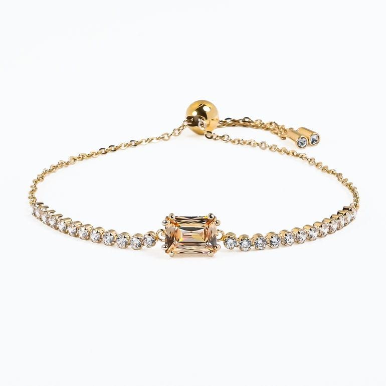 トトロ スワロフスキー Matrix Tennis ゴールドブレスレットM Matrix