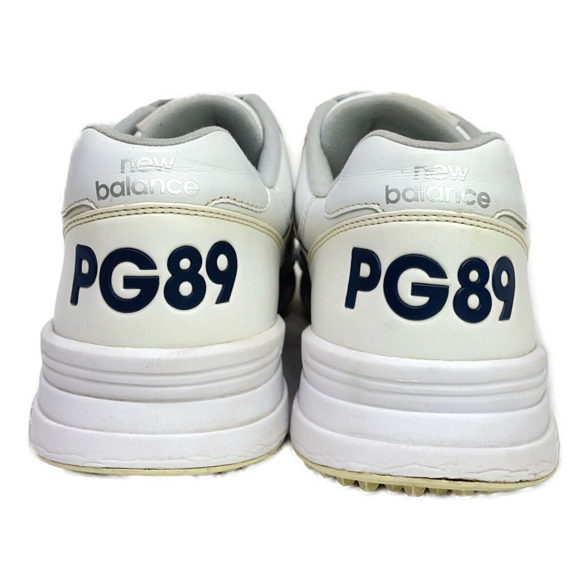 中古 パーリーゲイツ PEARLY GATES ゴルフシューズ 24.5cm ホワイト 白 