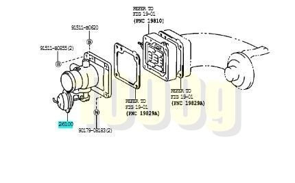 トヨタ純正 超 品 ランクル 100 エンジン ベンチュリ HDJ101 1HDFTE ランドクルーザー 1998 1-2002 8 FFCRYSTALESIA_COM