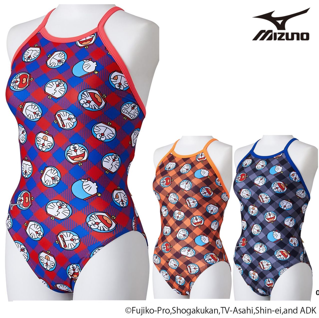 ドラえもん mizuno ミズノ N2MAA990 ジュニア 練習用水着 エクサ