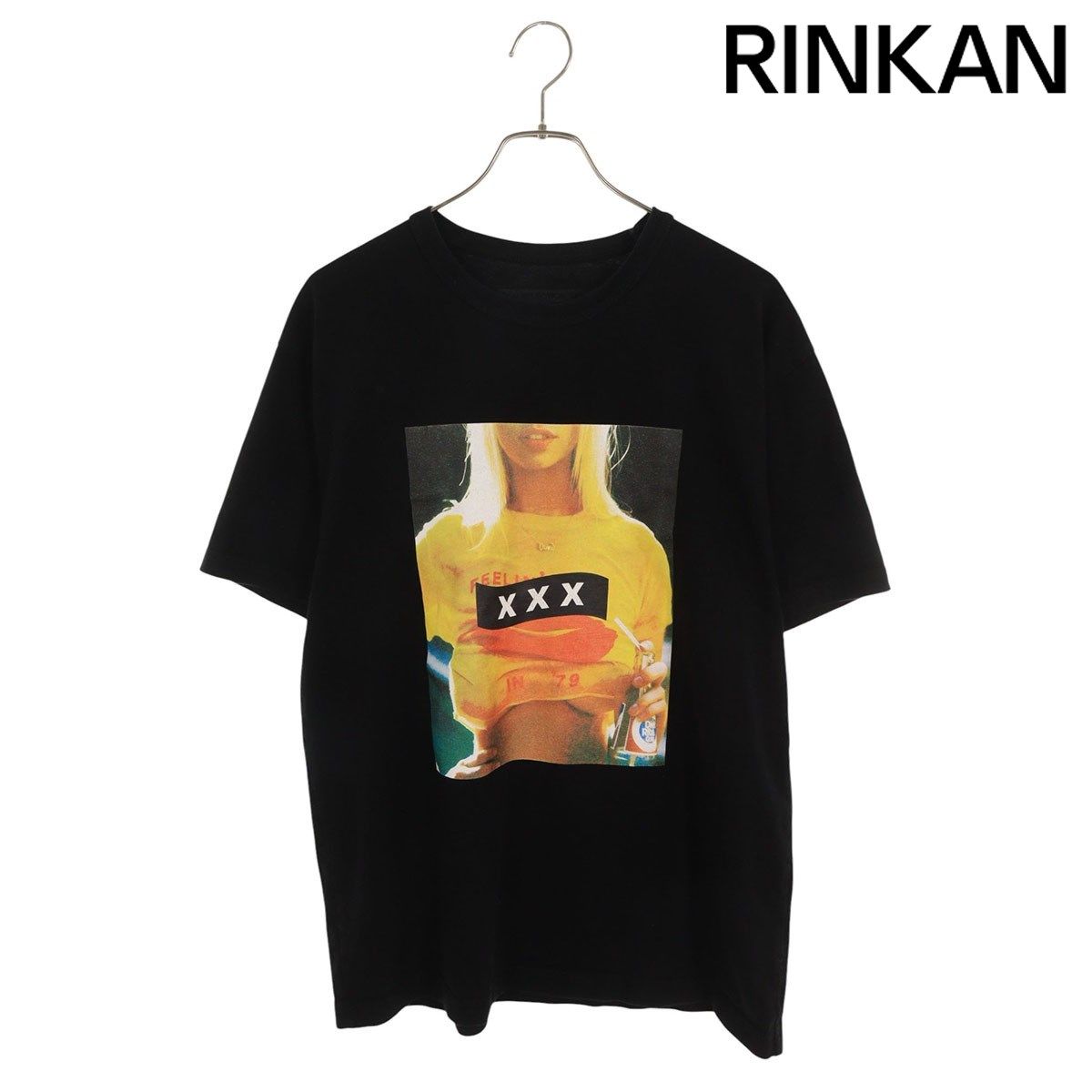 ゴッドセレクショントリプルエックス 【18SS】【GX-S18-1102-021】ガールズペンキロゴ英字プリントTシャツ【401081_1】【99】 GOD SELECTION XXX 1st delivery | HardiVague information