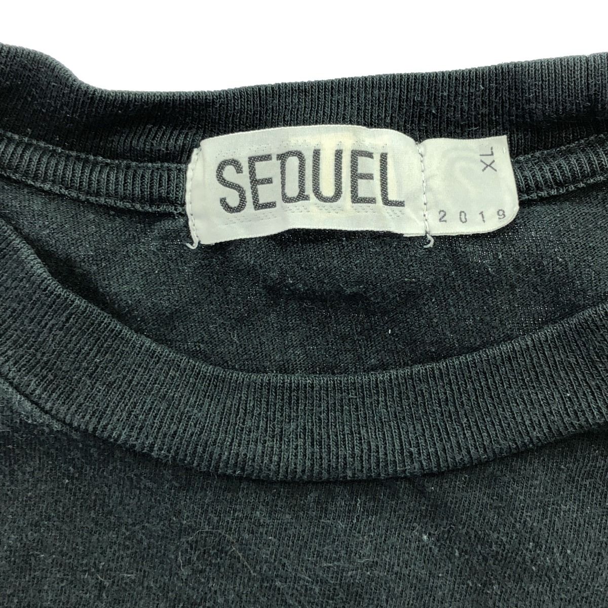SEQUEL シークエル ロングスリーブTシャツ ブラック XL - メルカリ