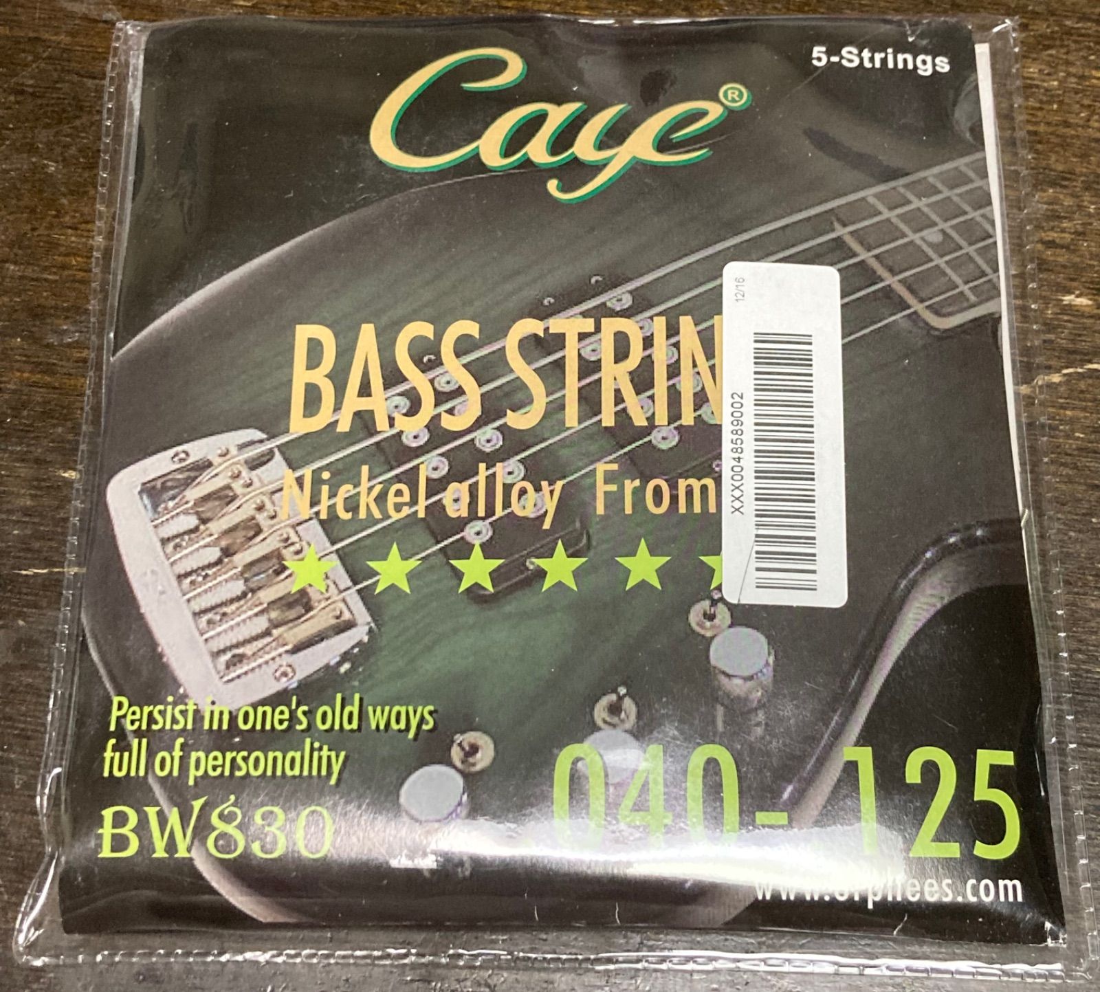 新品 Caye 5弦ベース弦 セット 40-125 ロングスケール 特価 - メルカリ