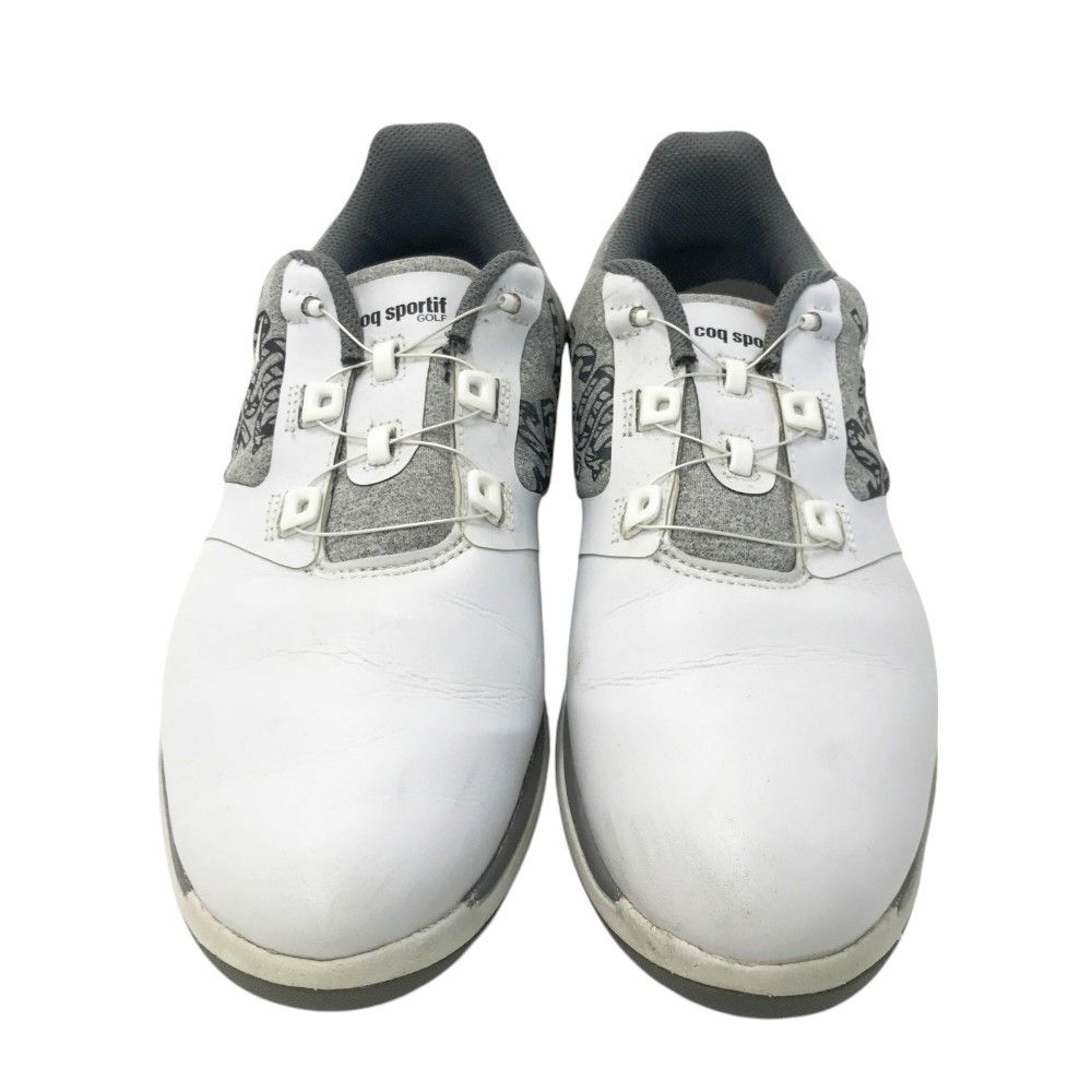 LE COQ GOLF ルコックゴルフ QQ0595 ダイヤル式 ゴルフシューズ  ホワイト系 26cm [240101443133] ゴルフウェア メンズ ストスト 1240001143880_4.jpg