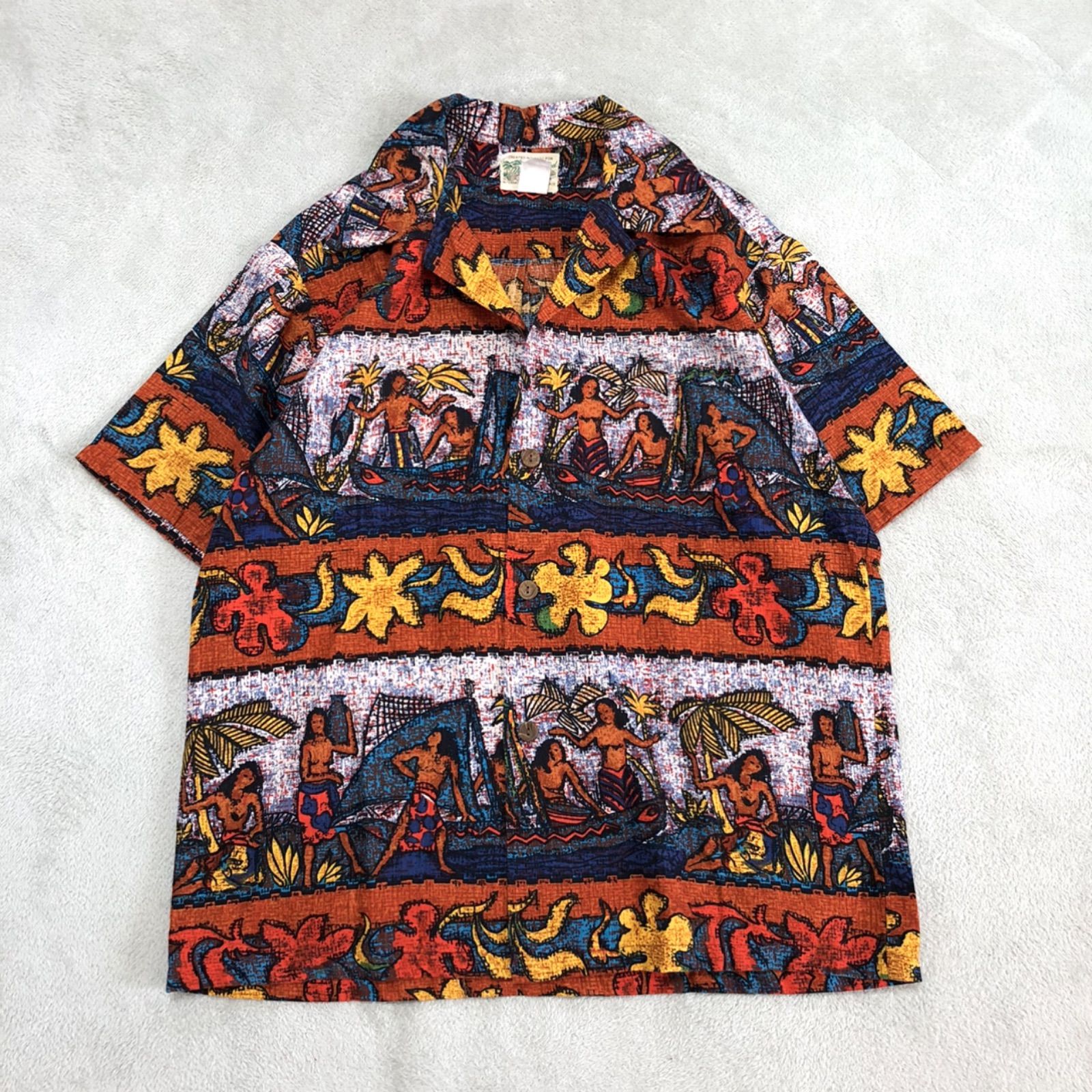 DIAMOND HEAD SPORTSWEAR ヴィンテージアロハシャツ 60-70s 総柄 