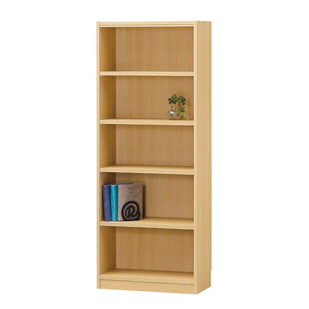 人気商品 シェルフ 本棚 豊富なサイズバリエーションでどんな部屋にも合わせやすい 棚板耐荷重10kg 組み合わせ自由なフリーラック ナチュラルブラウン 幅59 高さ150 白井産業 奥行29cm TNL-1559NA タナリオ