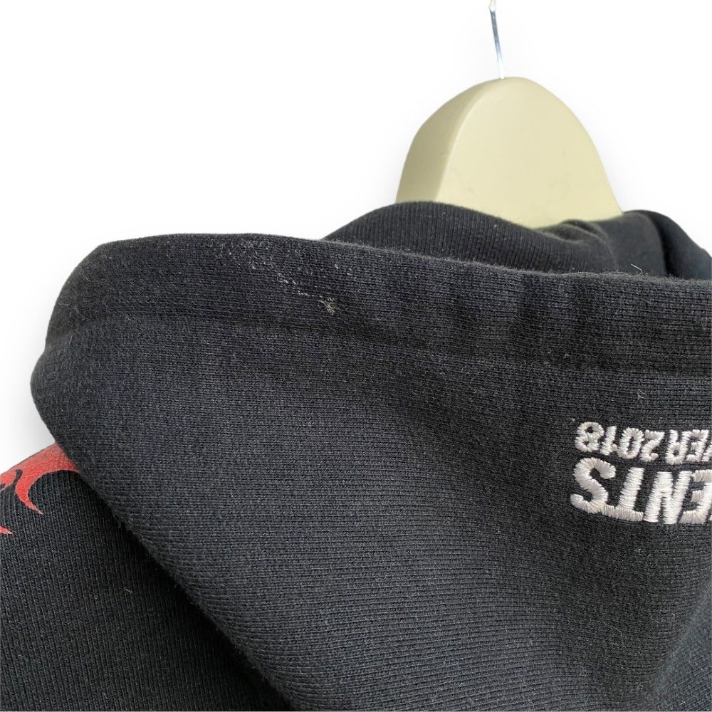 VETEMENTS 2018 スカル パーカー VETEMENTS 18SS Misplaced Shoulder Skull Print Sweatshirt