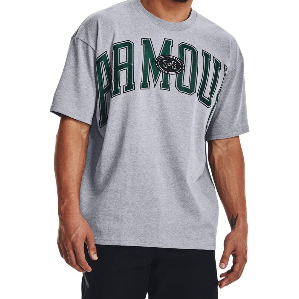 アンダーアーマー UA OVERSIZE SUMMIT HW SS Steel Light Heather Greenwood XL Steel Light Heather Greenwood XL