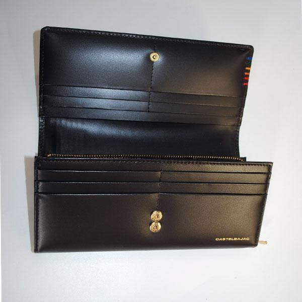 カステルバジャック CASTELBAJAC 長財布 牛革グリーン/シェスト/027604
