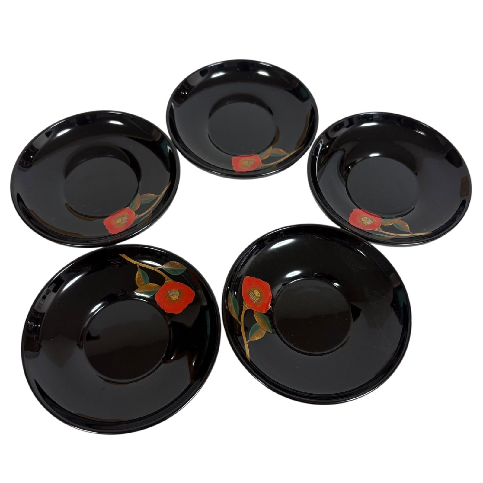 品 輪島塗 稲忠漆 茶托 宝月 松斎 漆器