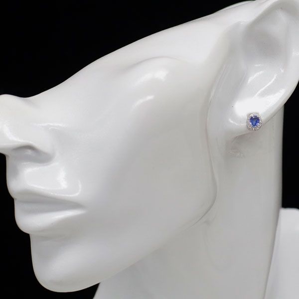 スターサファイア　ダイヤモンド　ピアス　pt900 Pt900 サファイア ダイヤモンド ピアス 0.66ct D0.14ct - メルカリ