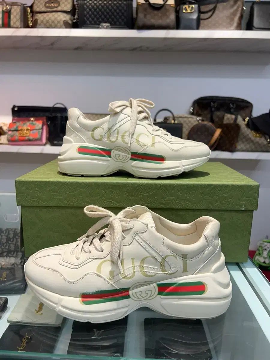 fumi GUCCI 正規品 レディース スニーカー ライトン36 36 ） GUCCI(グッチ) ライトン ライトン ロゴ レディース