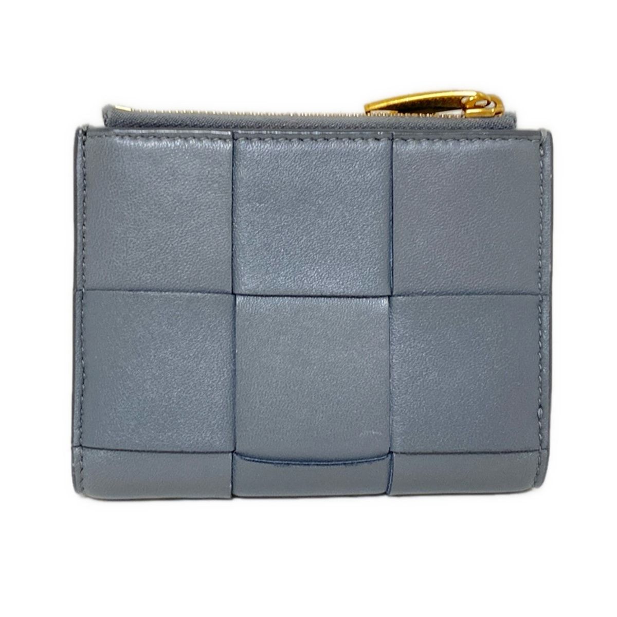 BOTTEGA VENETA 二つ折り財布 グレー BOTTEGA VENETA(ボッテガヴェネタ) 2つ折り財布 ジップ