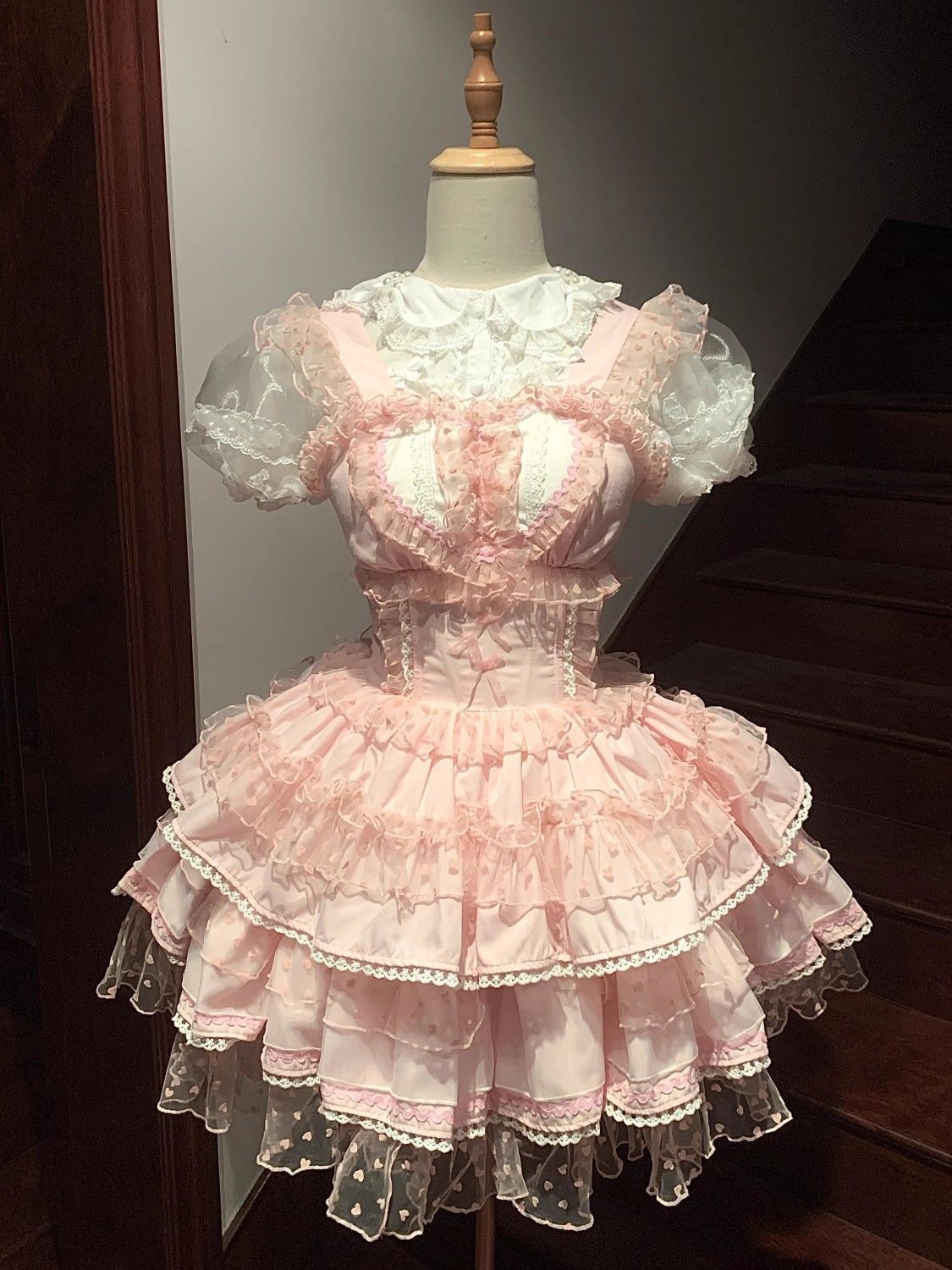オリジナル 祈願ロリータ ドーパミンワンピース 少女用 高品質素材 舞台撮影用 イベント用 ハロウィン プレゼントに最適 キャラクター再現