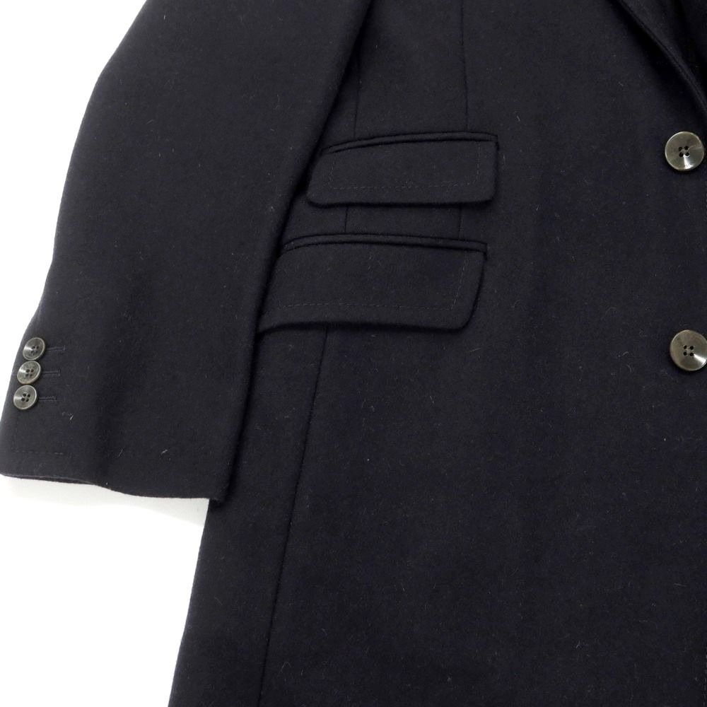 【未使用タグ付き】ボリオリ　チェスターコート　　48　BOGLIOLI BOGLIOLI（ボリオリ）ウールナイロンカシミアダイアゴナルソフト