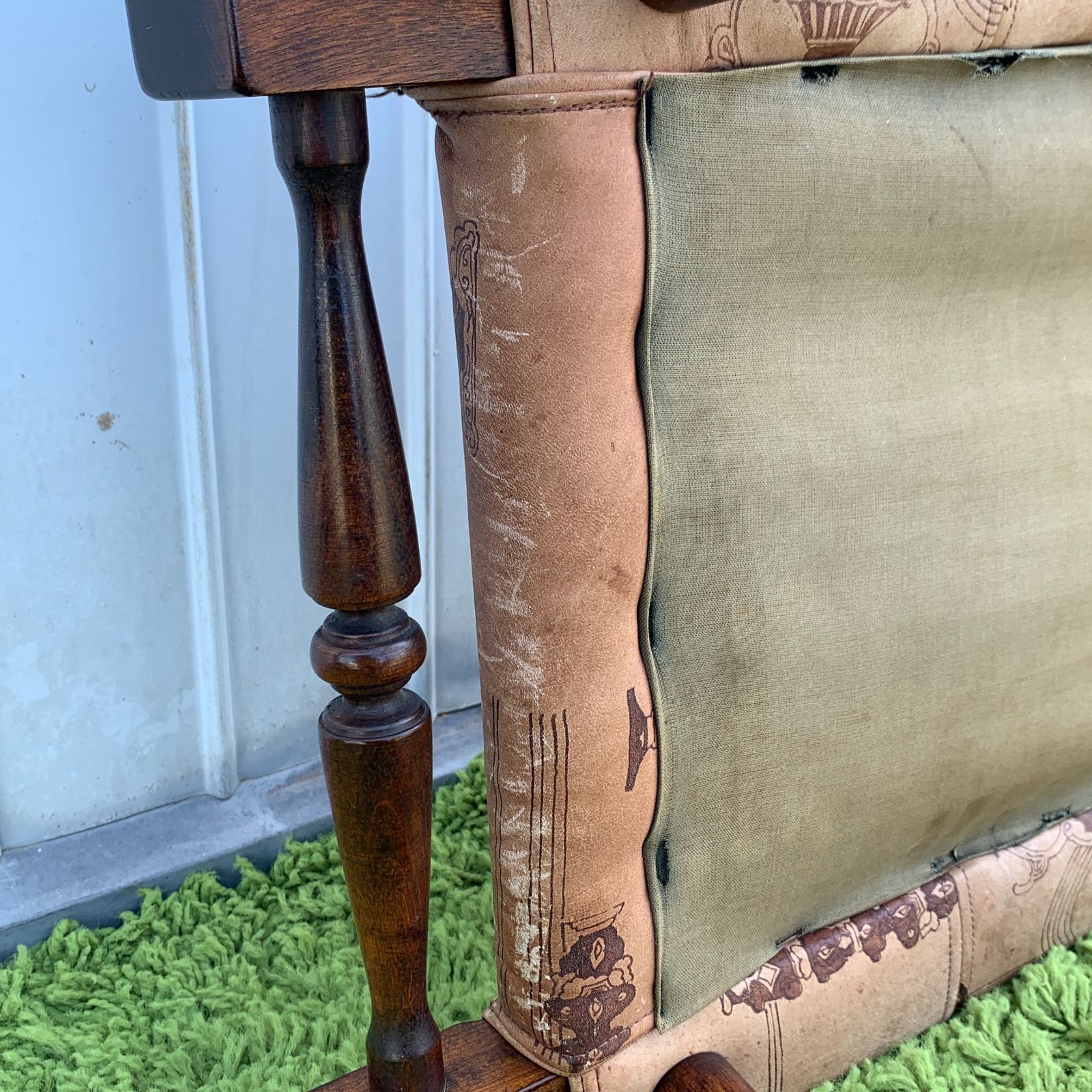 本物大特価提供！ レザートップ スツール 腰掛 イス 鋲 スタッズ インテリア |HM-0129