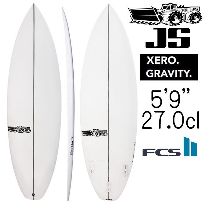 【美品】【JS】XERO GRAVITY 5’10　サーフボード　EPS JSサーフボード ゼログラビティ モデル 5'9