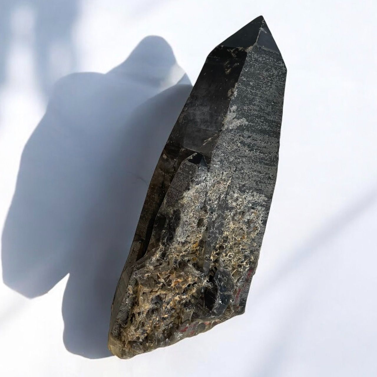 天然石 特大 モリオン モリオンクラスター 9642g 黒水晶 パワーストーン 魔除け クラスター