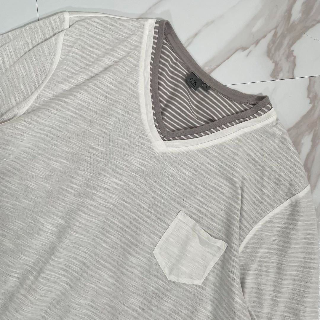 00s archive Calvin Klein フェイクレイヤード カットソー Y2K