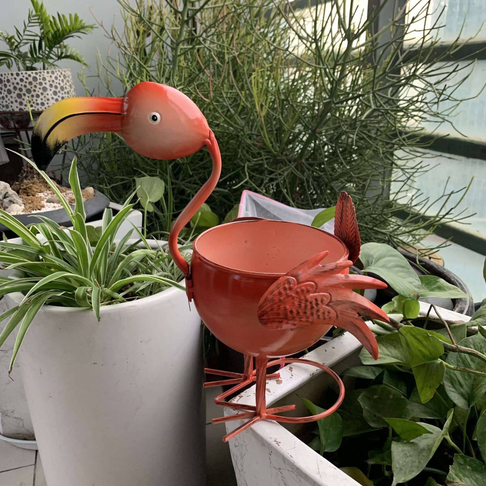 プランター 鉢植え 植木鉢 ガーデニング フラミンゴ 鳥 トリ プランター 鉢植え 植木鉢 ガーデニング フラミンゴ 鳥 トリ