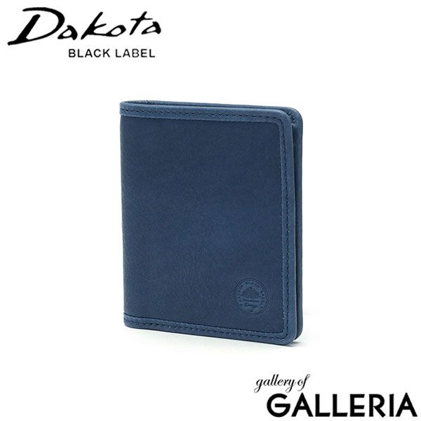 ダコタブラックレーベル 二つ折り財布 メンズ 本革 ブランド Dakota BLACK LABEL コンパクト 小銭入れなし 小さい 薄い 二つ折り 0620026 ネイビー