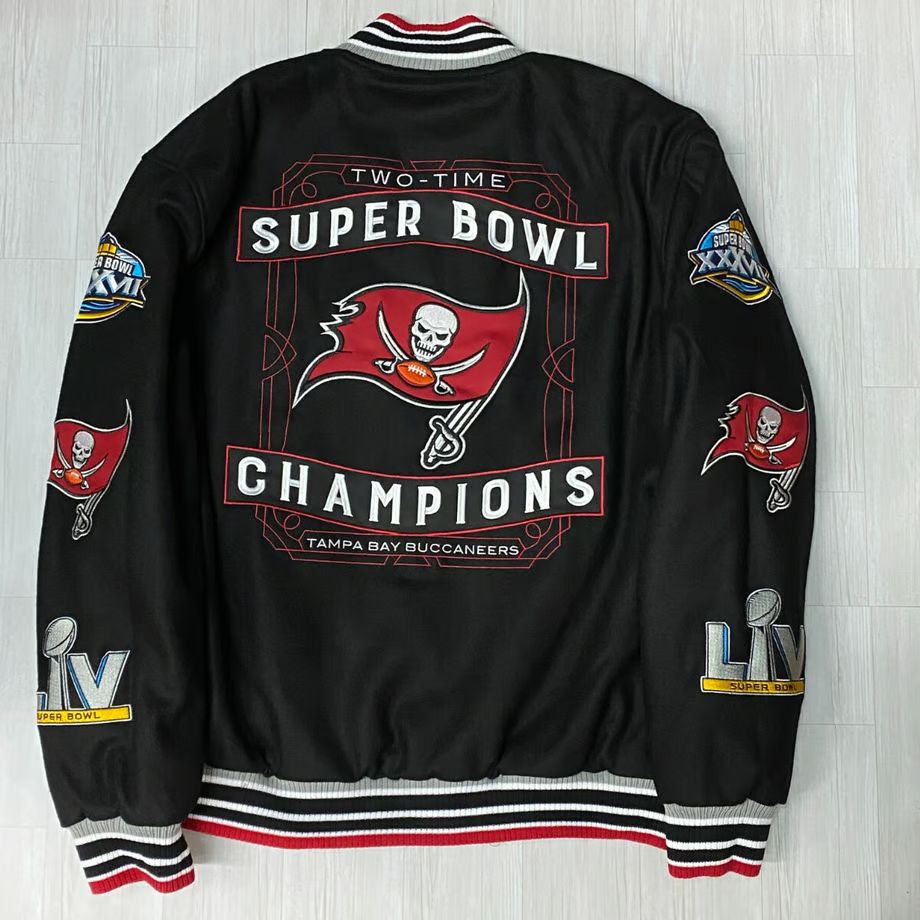 NFL公式 JHデザイン Buccaneers バッカニアーズ チャンピオンズ リバーシブル スタジャン