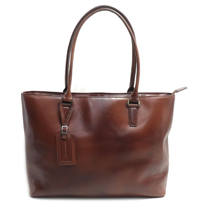 MOTHER HOUSE アンティーク スリムトート トートバッグ ブラウン メンズ