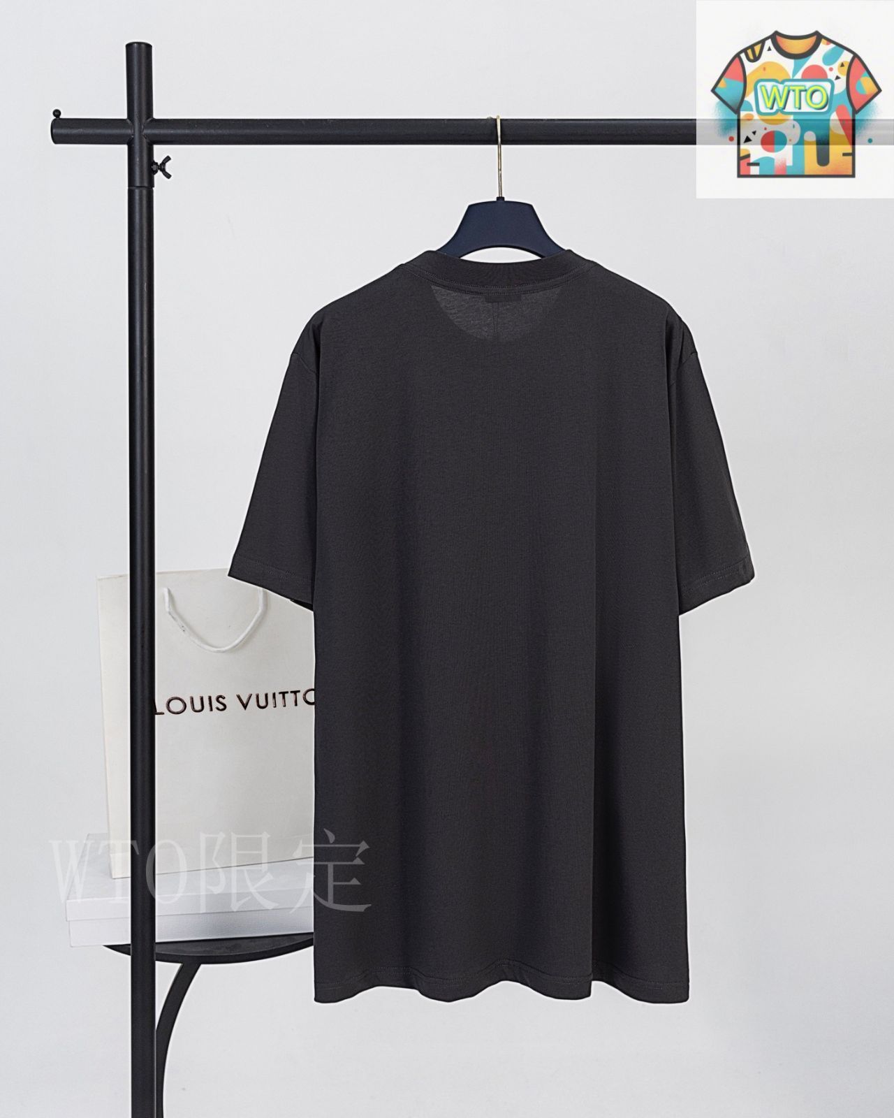 Dior Tシャツ Dior Oblique Relaxed-Fit T-Shirt Navy Blue Terry Cotton