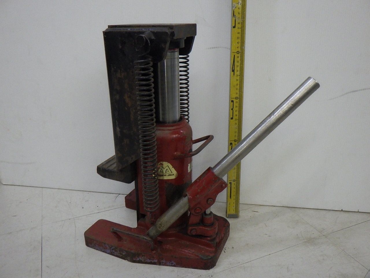 マサダ 爪ジャッキ MHC-10RS-2 10トン 重量35kg 油圧 ハンドル自作 品