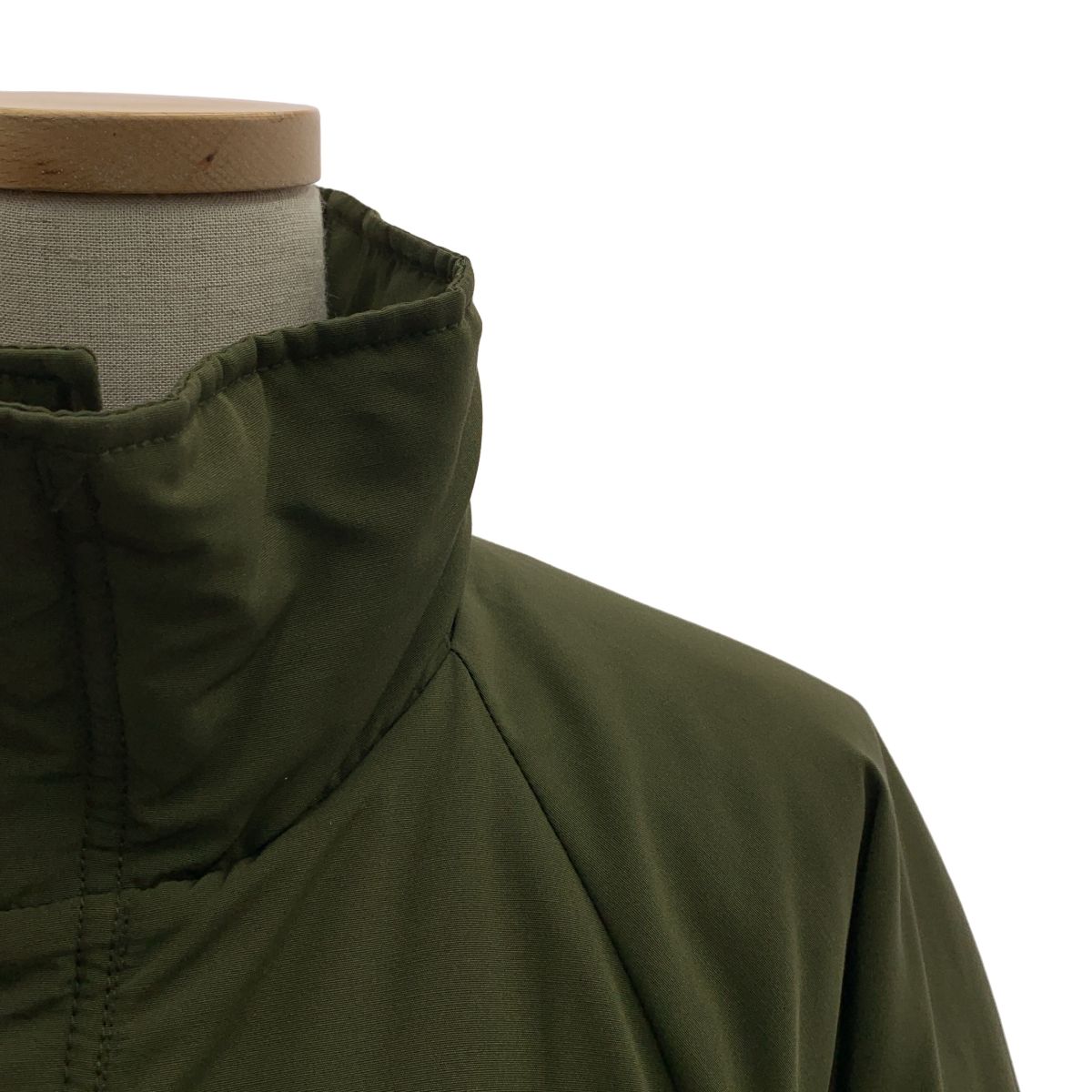 Curensology カレンソロジー -RC ドローストリング スウェーディッシュモッズコート フーディ キルティング裏地 38 オリーブ レディース