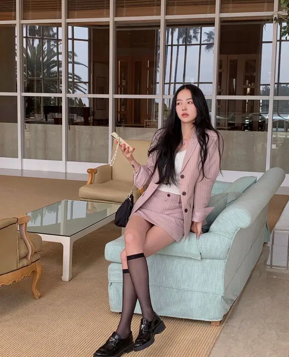 早い者勝ちの限定セール。 PALE JADE ペイルジェイド ストライプ セットアップ ピンク 入荷数限り！