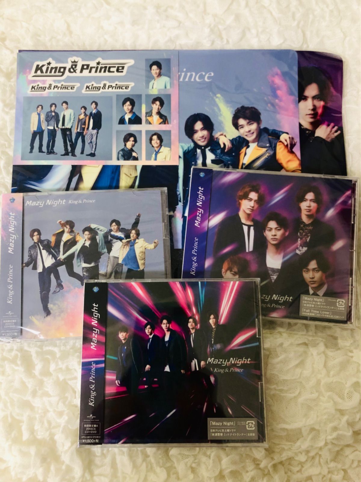 King&prince Mazy Night CD 3形態 特典付きフルセット - Yオンライン