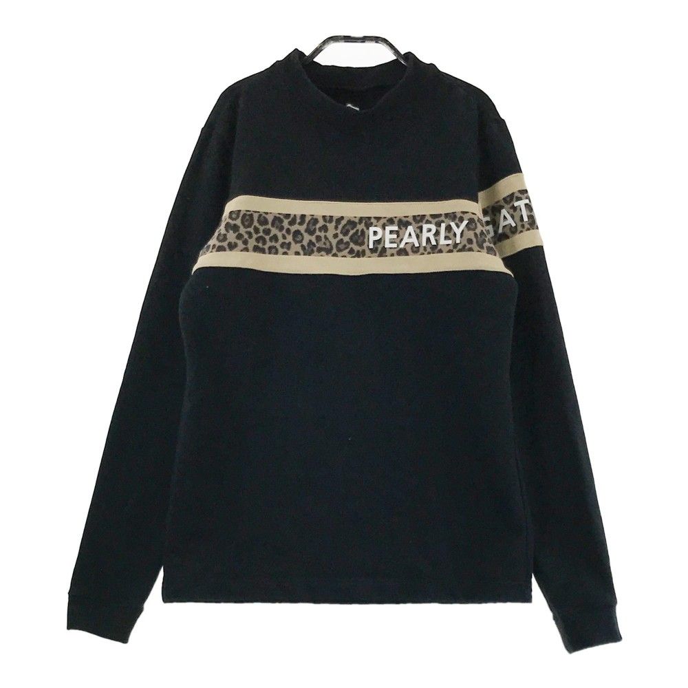 サイズ：2 PEARLY GATES パーリーゲイツ  ハイネック 長袖Tシャツ  ブラック系 [240101387984]# ゴルフウェア レディース ストスト
