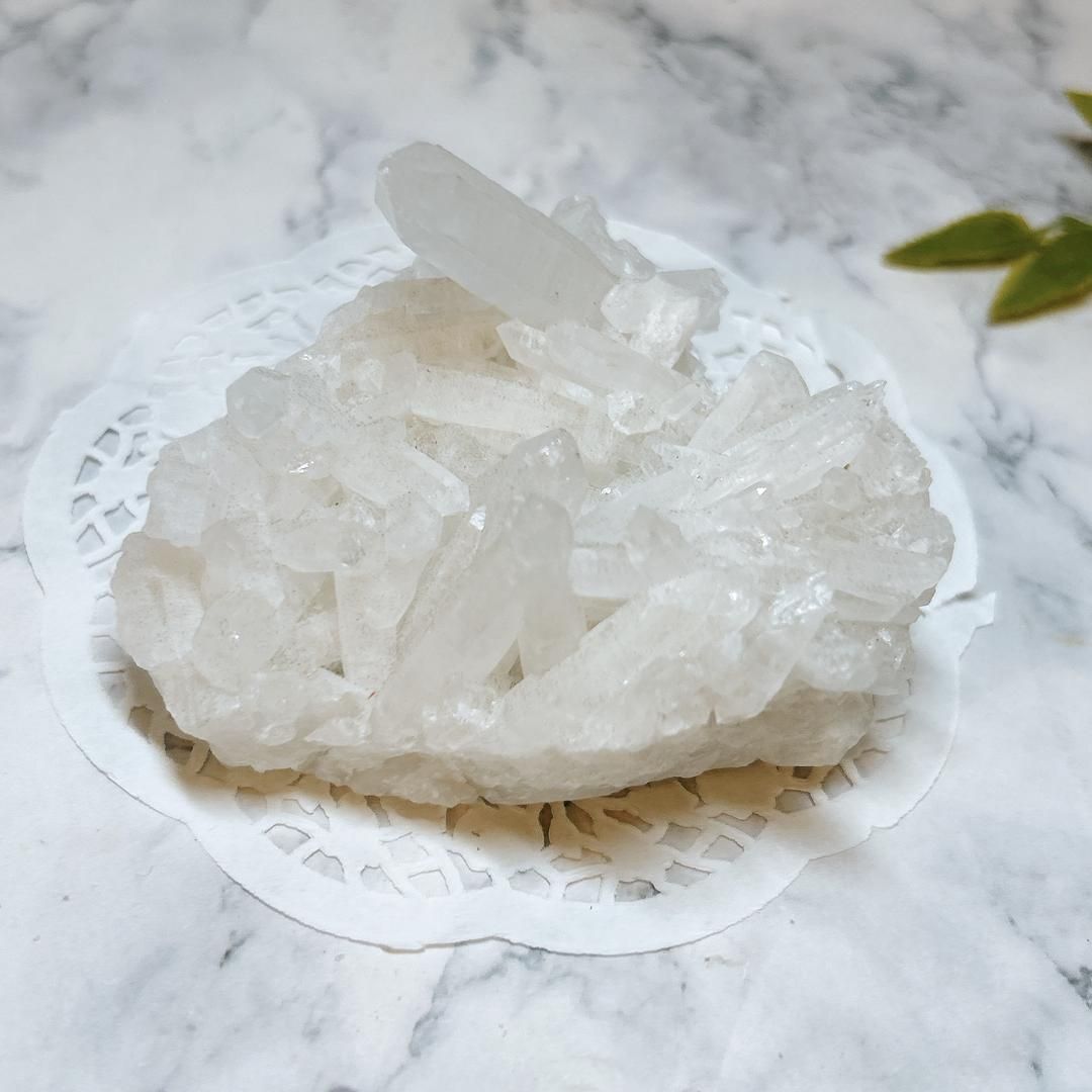 【E14933】中国産水晶　水晶クラスター　中国水晶　四川省　クラスター