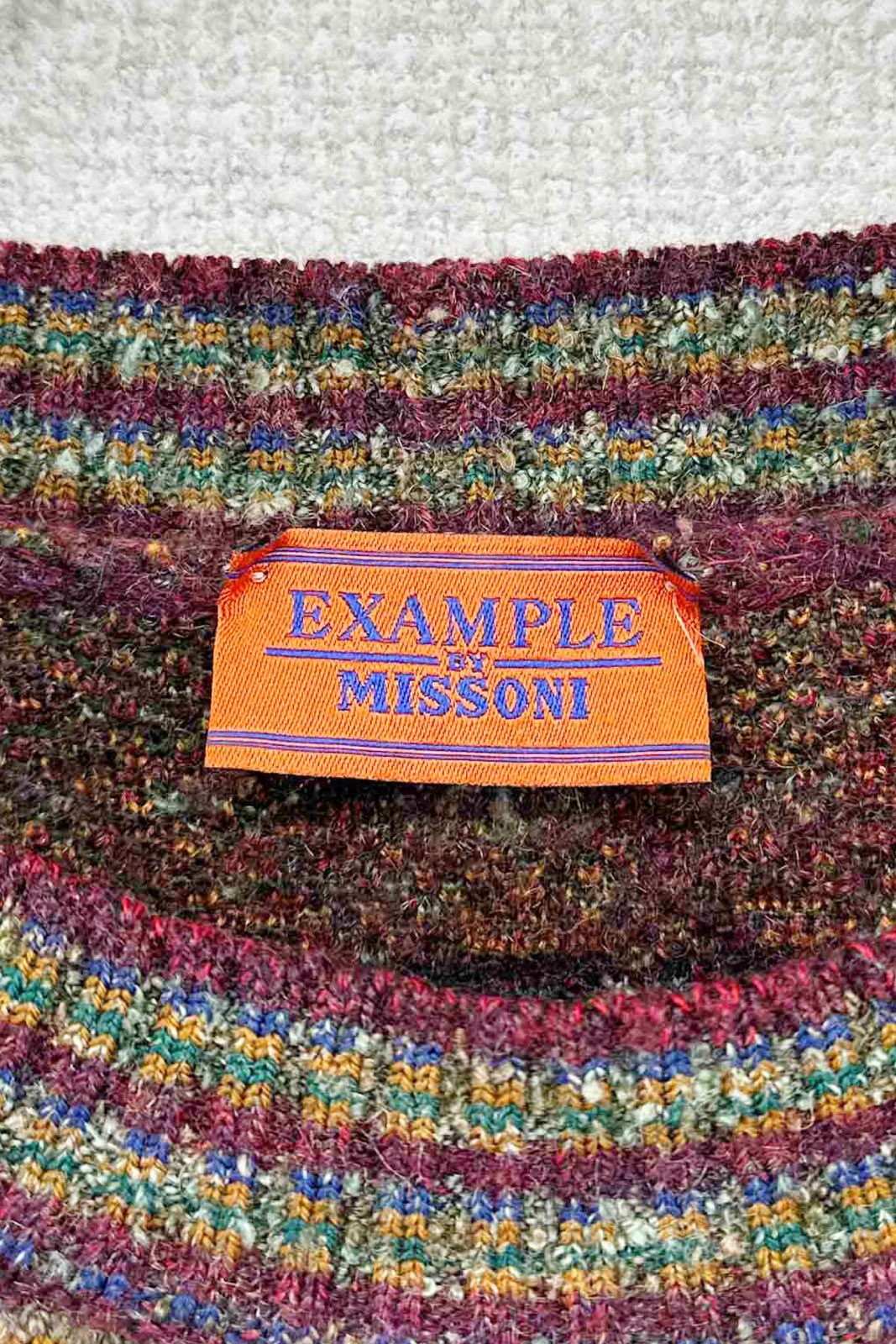 エグザンプル　バイ　ミッソーニ　made in Italy ニットセーター 中古・古着通販】EXAMPLE by MISSONI (イグザンプルバイ