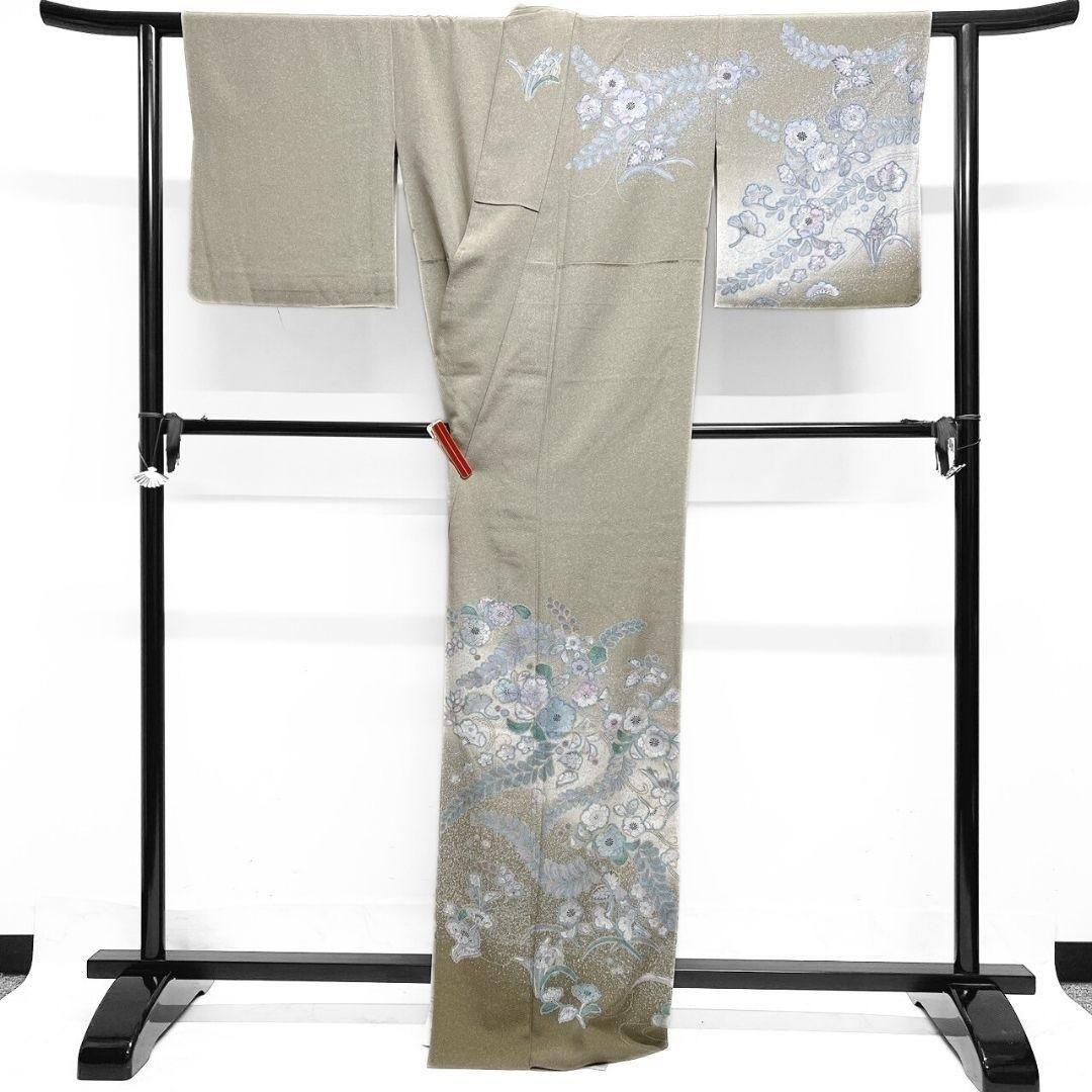 単衣　辻ヶ花　藤の花　訪問着　着物　113a p 単衣 辻ヶ花 藤の花 訪問着 着物 113a p