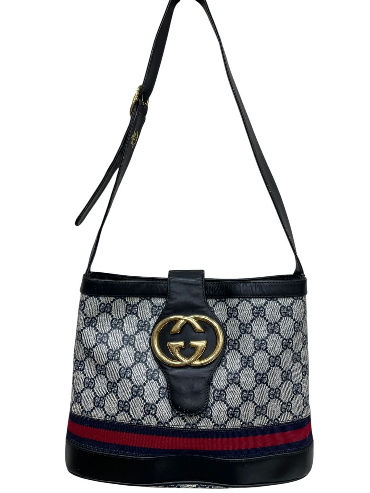 GUCCI (グッチ) オールドグッチ ショルダーバッグ シェリーライン GG