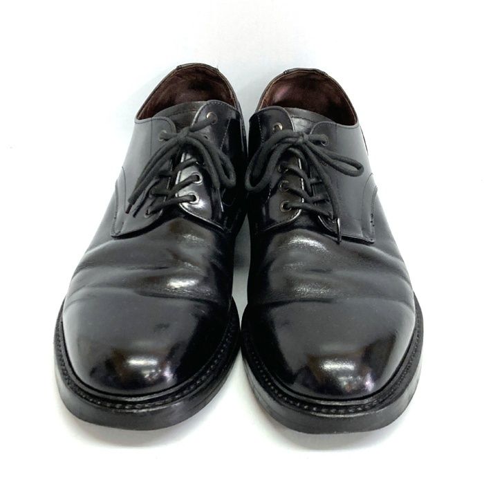 ☆REGAL リーガル プレーントゥ 外羽根 レザーシューズ ブラック