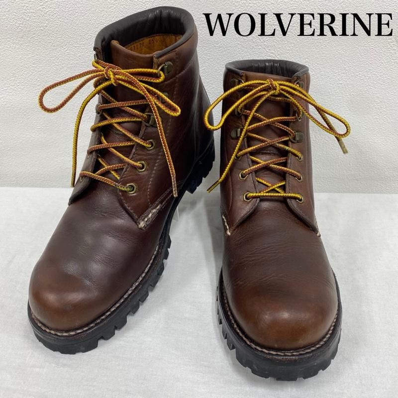 WOLVERINE ウルウ゛ァリン ブーツ ショートブーツ レザー レースアップ ワーク vibram 3327 AY91272 - メルカリ