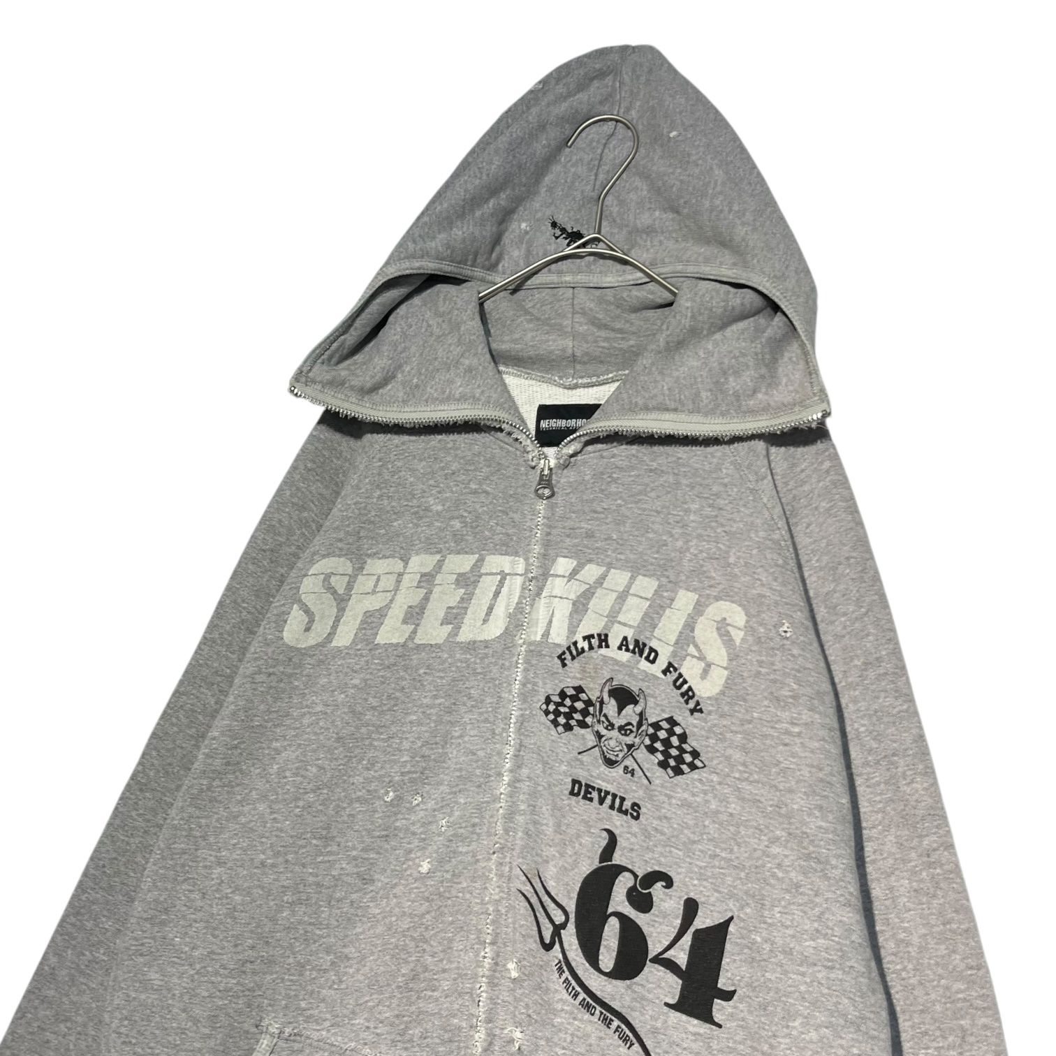 NEIGHBORHOOD DAMAGE SWEATSHIRT sサイズ Neighborhood Damage Crew Sweater in Gray for Men | Lyst