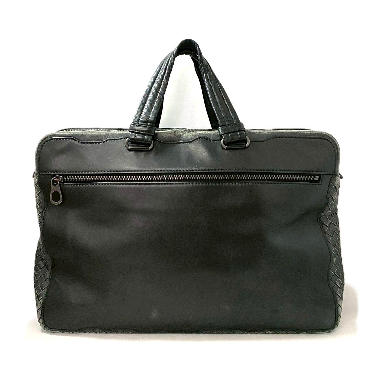 U【BOTTEGA VENETA】イントレチャート ビジネスバッグ レザー
