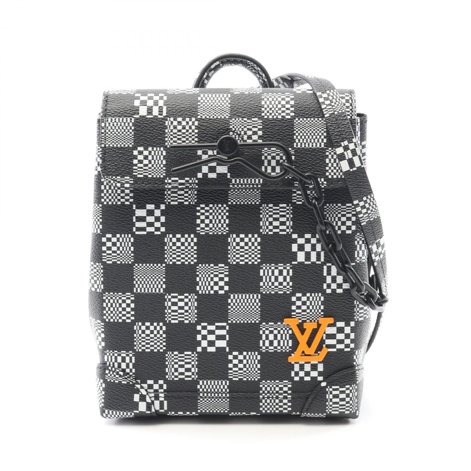 ルイ ヴィトン LOUIS VUITTON ショルダーバッグ スティーマー XS ダミエディストーテッド N60453 PVCコーティングキャンバス スティーマーXS メンズ Used A