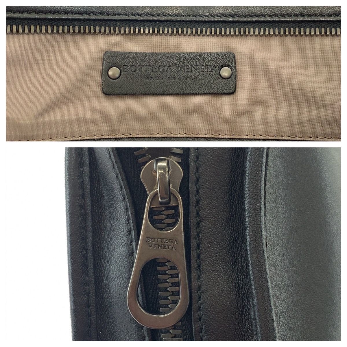 美品 BOTTEGAVENETA ボッテガヴェネタ イントレチャート ブラック  