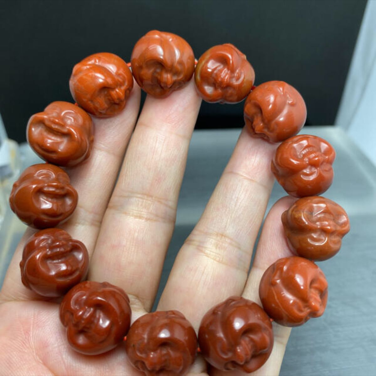 南紅瑪瑙　布袋様 南紅瑪瑙 布袋様 【公式通販】