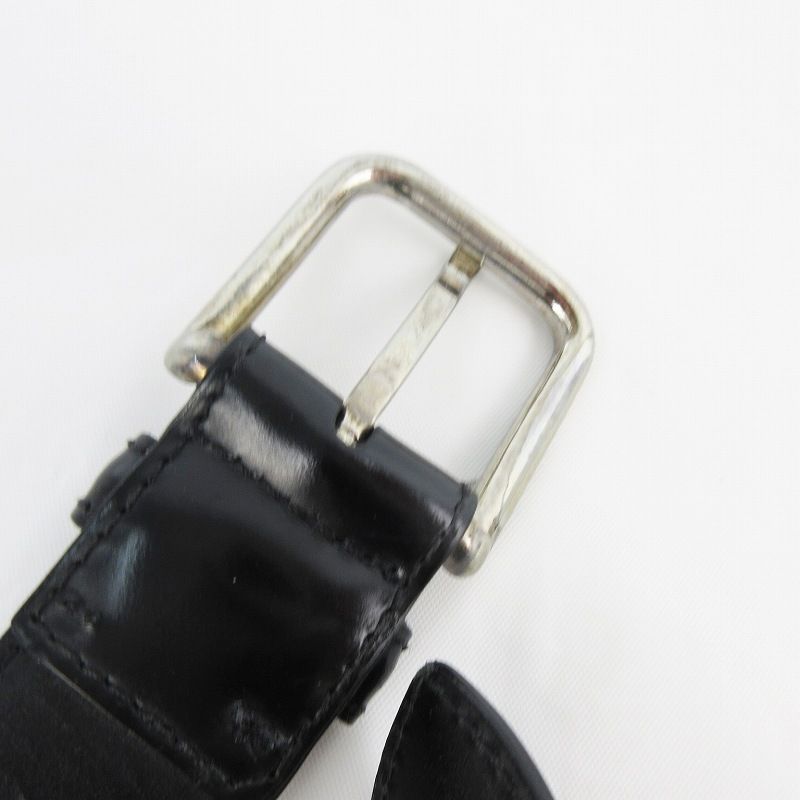 ジョルジオアルマーニ GIORGIO ARMANI ベルト 91/36 SIZE 50 黒